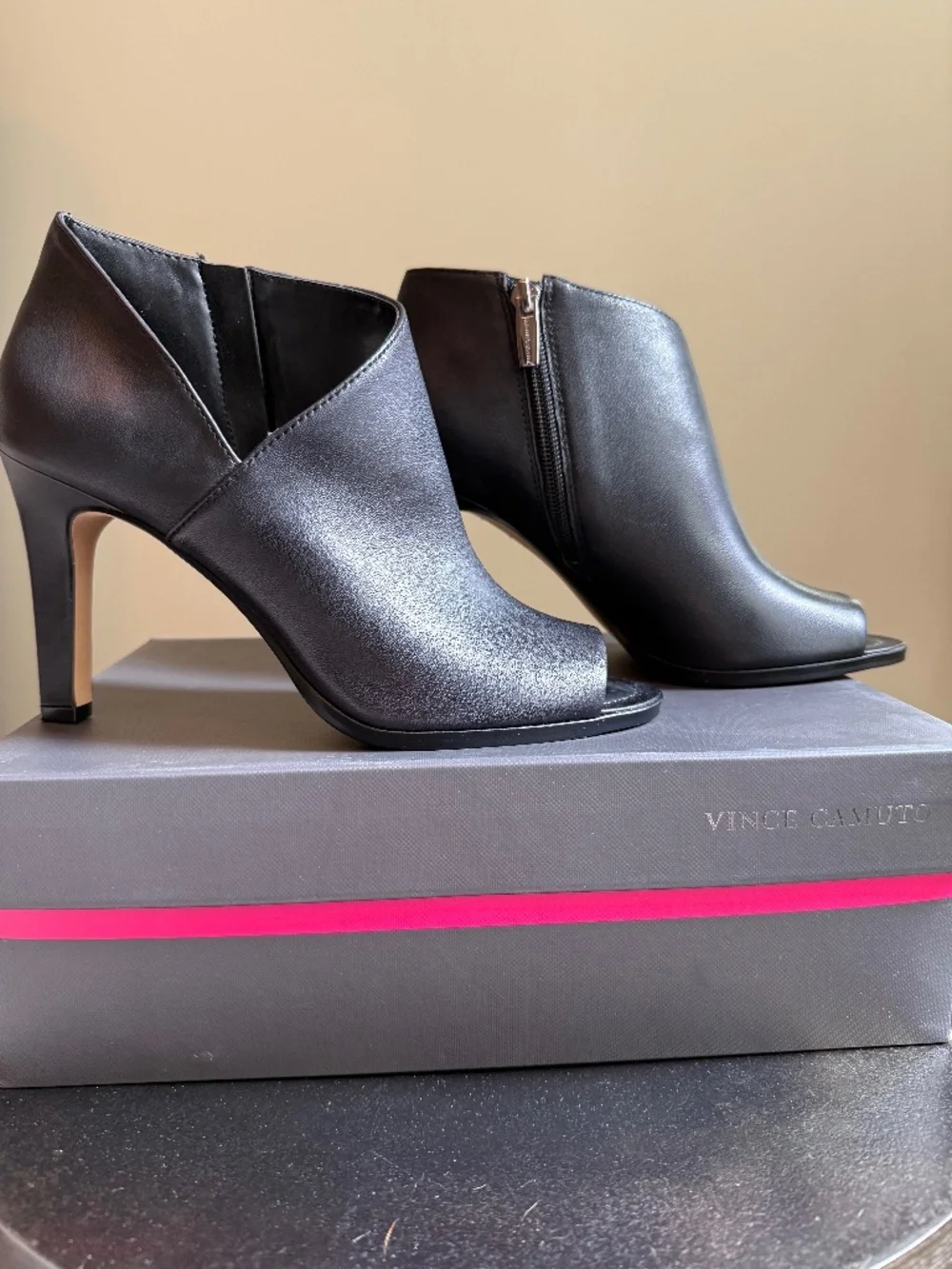 Vince Camuto Namdy Open Toe Bootie